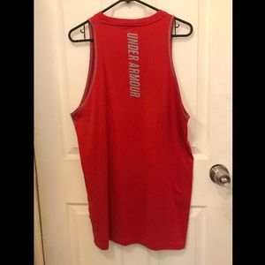 Under Armour men’s sleeveless basketball tank tall